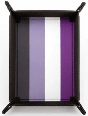 Asexual Pride Fold Up Dice Tray image 0